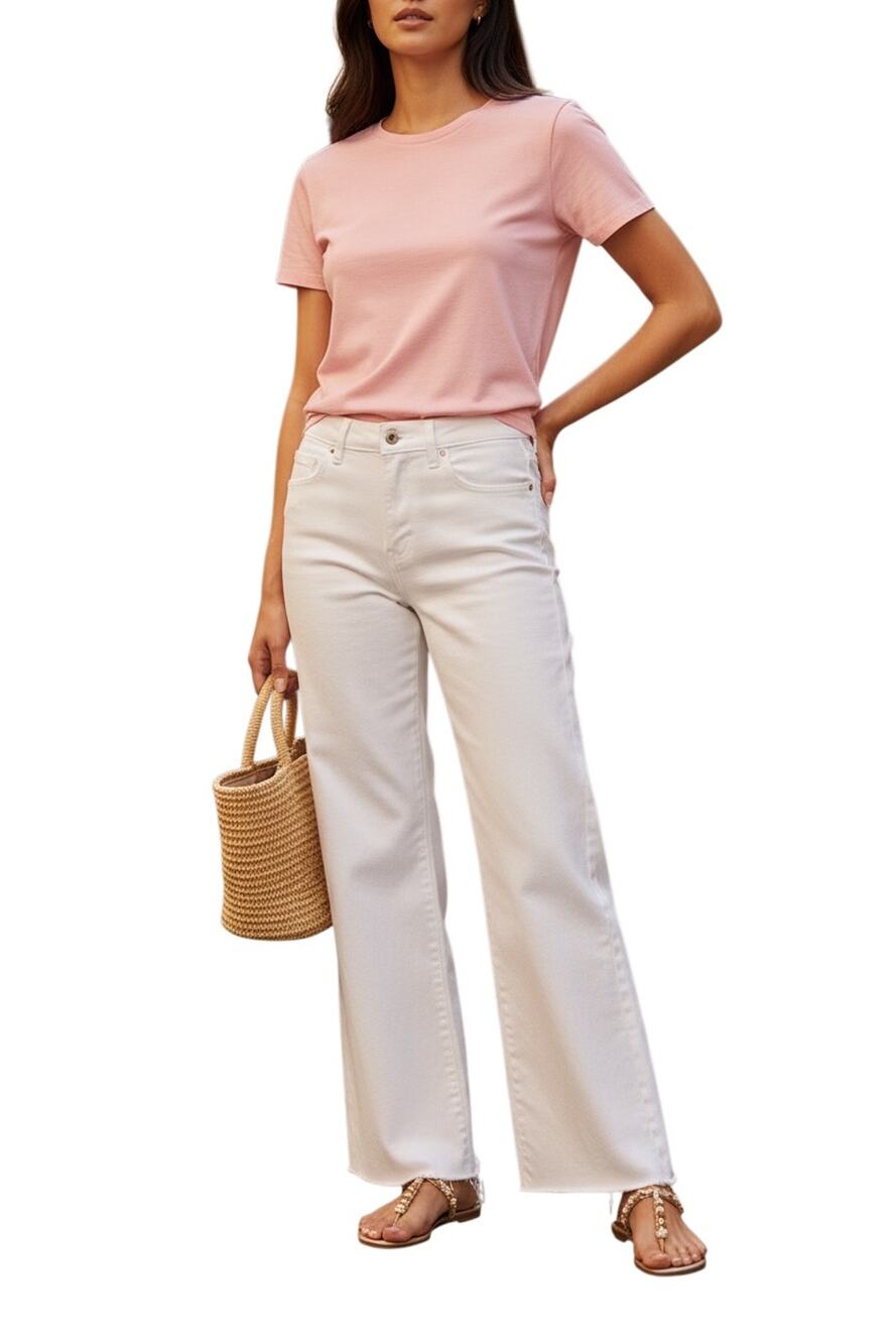 Lilly Pulitzer $178 Aniston High Rise Straight Leg Jeans Resort White Size 14